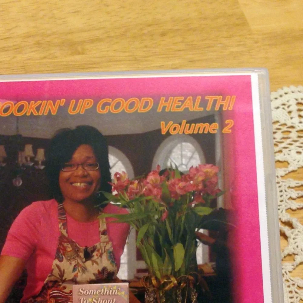 DVD Cookbooks  - Seventh Day Adventist Cookin' Up Good Health Volumes 1 and 2